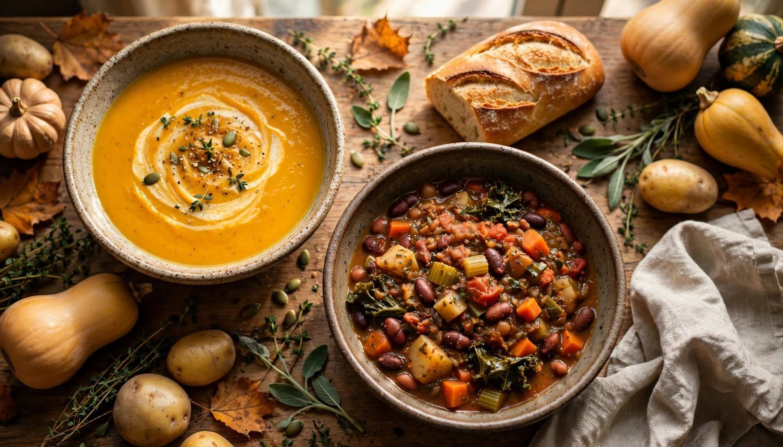 12 Easy Vegetarian Fall Soups and Stews for Cozy Nights