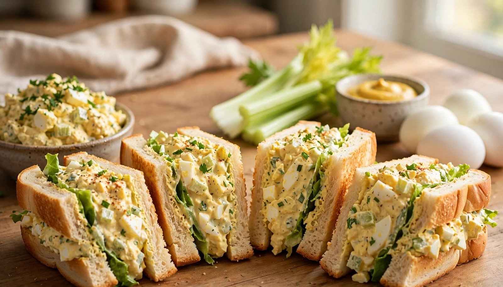 Classic Deviled Egg Salad Sandwich Recipe