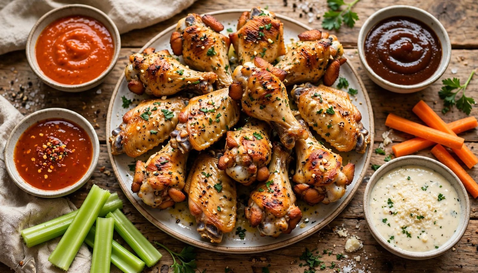 Delicious Chicken Wings Recipe for a Family Dinner