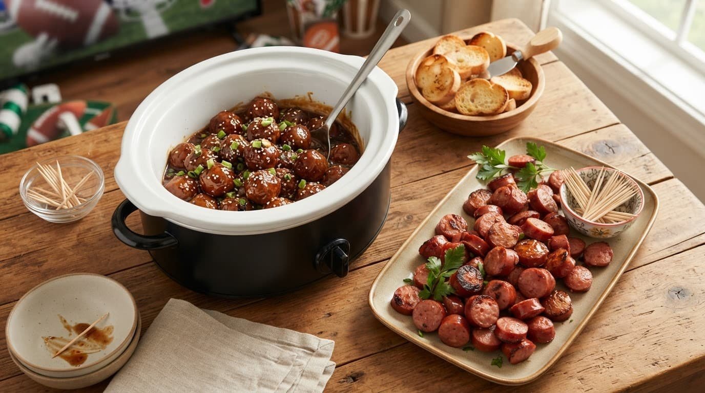 55 Crockpot Football Appetizers for an Easy Game Day