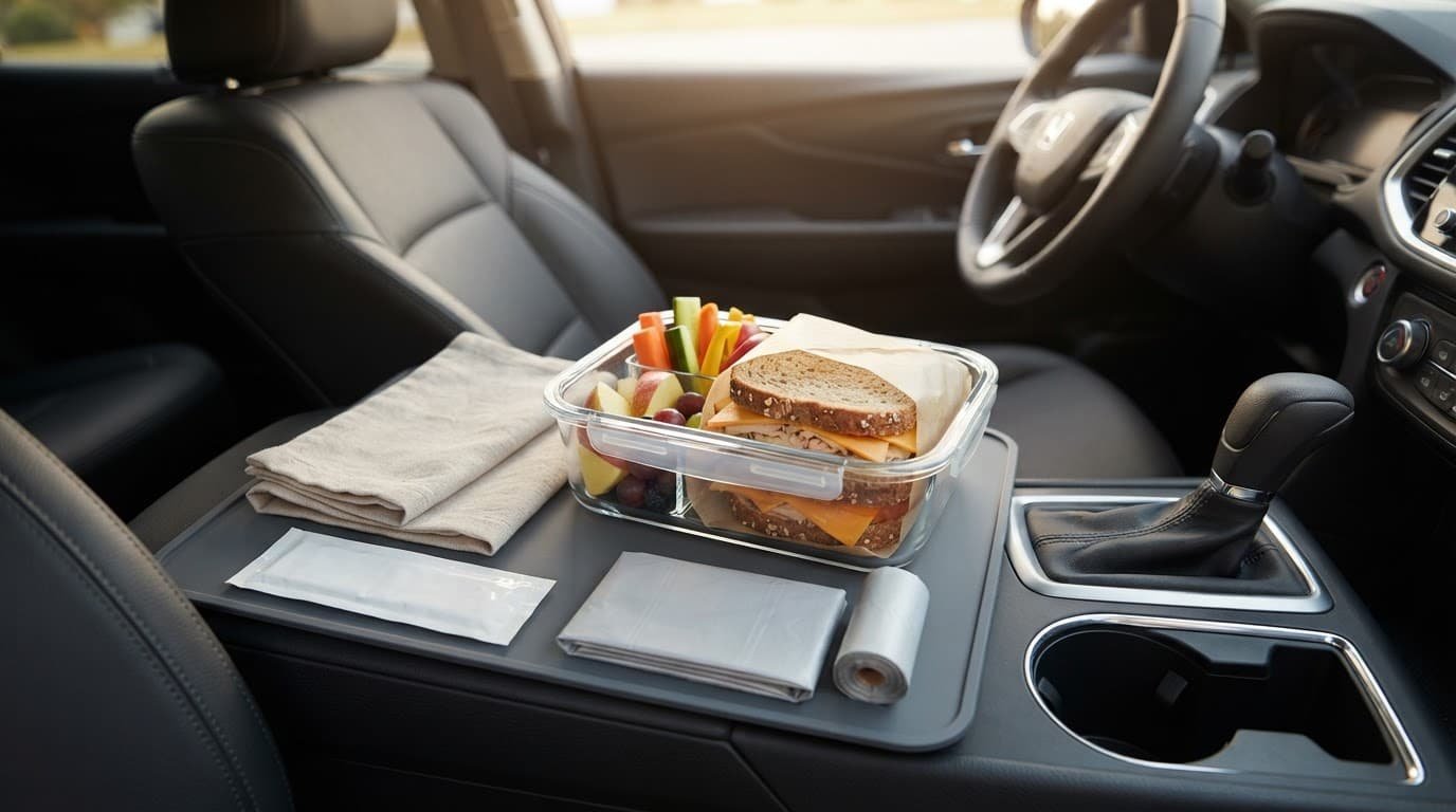 100 Mess-Free Lunch Ideas for Eating While Driving
