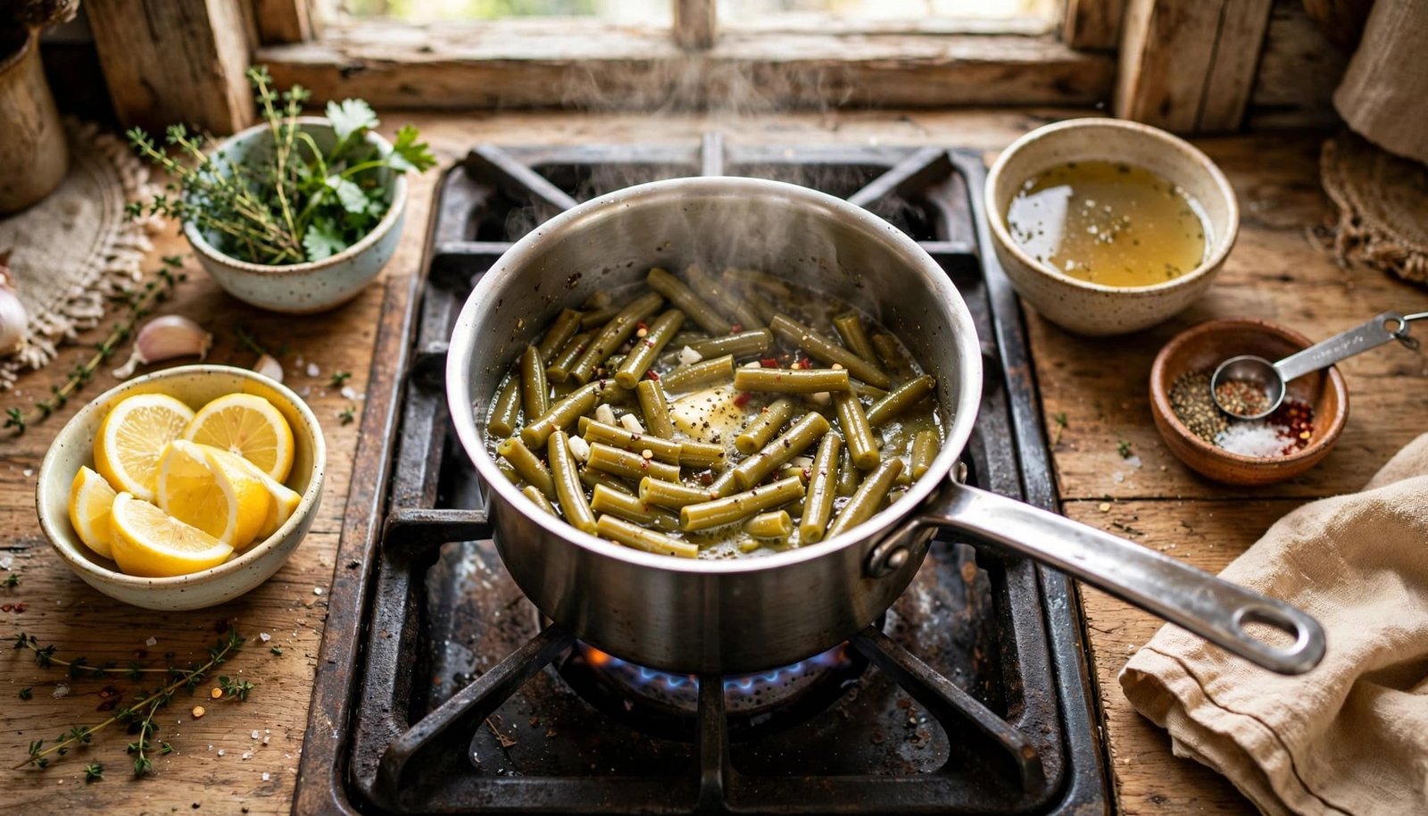 17 Homemade Stovetop Canned Green Bean Recipes