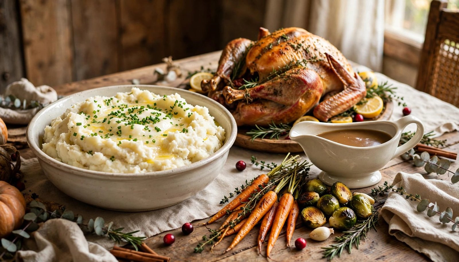 Easy Mashed Russet Potatoes Recipe for Thanksgiving