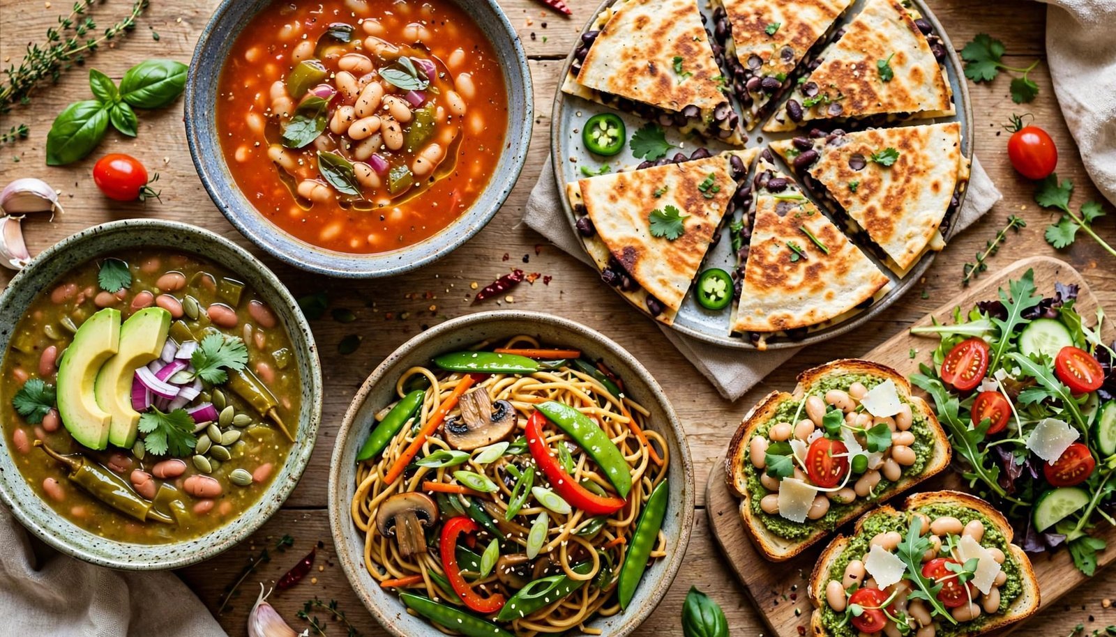 15 Quick and Easy Lazy Vegetarian Dinner Recipes for Busy Nights
