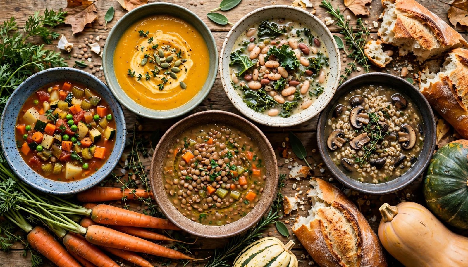 38 Easy Vegetarian Fall Soup Recipes for Healthy Eating