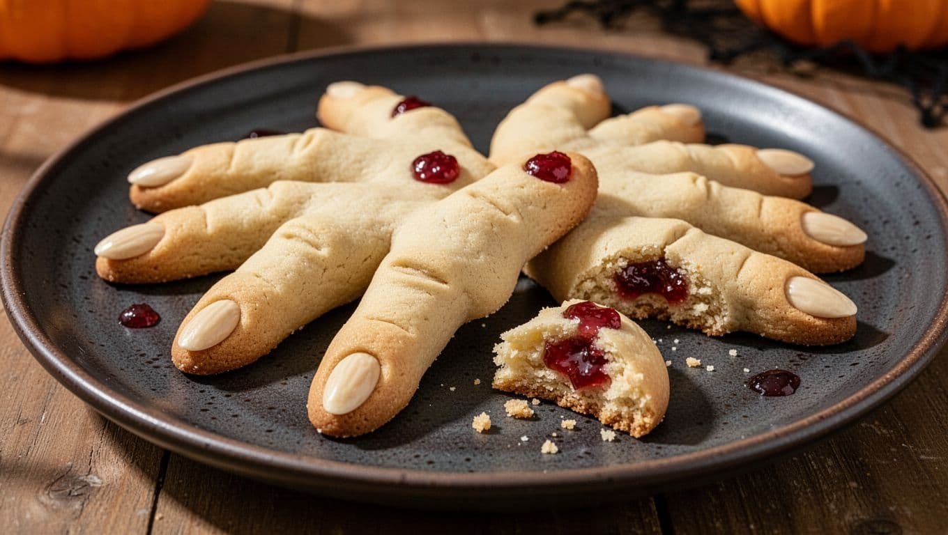 Witch Finger Cookies Recipe for Halloween