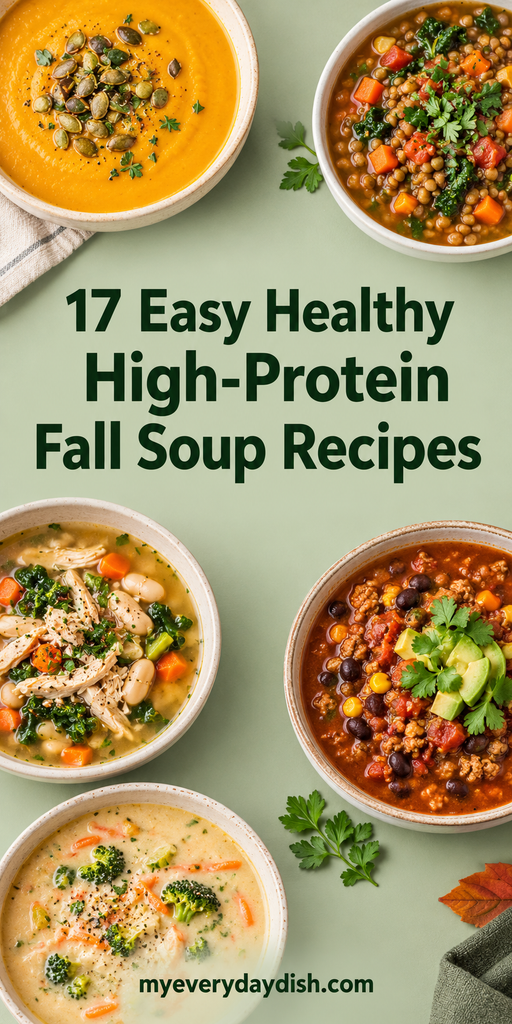 17 Easy Healthy High-Protein Fall Soup Recipes