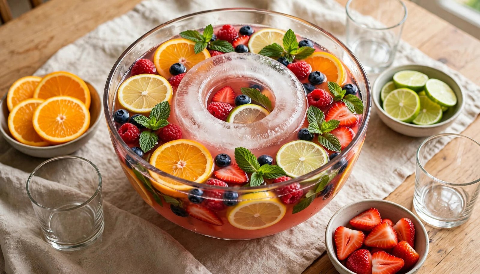 8 Homemade Punch Bowl Cocktail Recipes With Fresh Fruit