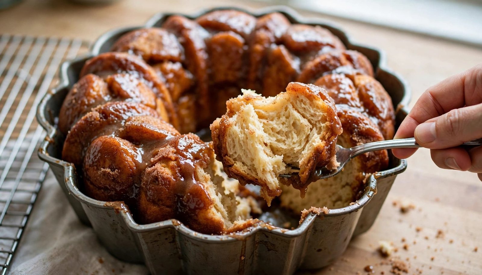 Soft and Gooey Homemade Monkey Bread Recipe Without Yeast